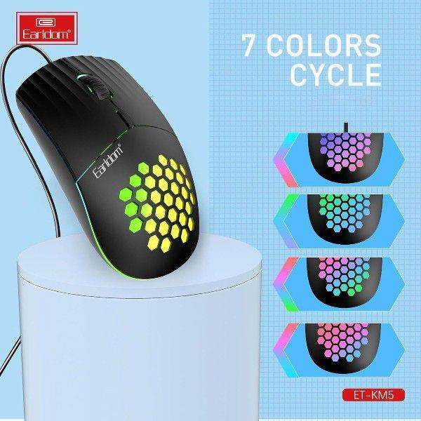 EARLDOM WIRED MOUSE ET-KM5