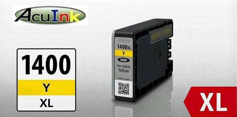 Canon PGI-1400 XL Maxify Yellow Compatible Cartridge