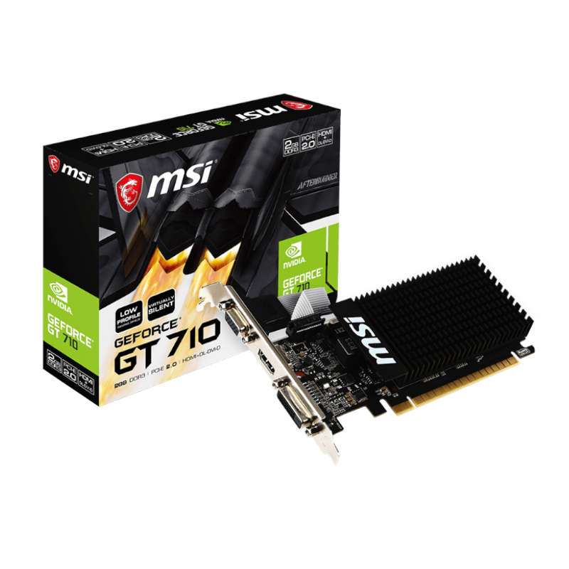 MSi GT710 2GB DDDR Low Profile Graphics Card