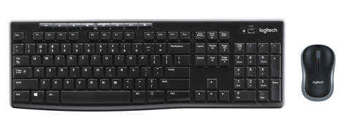 Logitech MK270 Wireless Mouse &amp; Keyboard Combo - Black