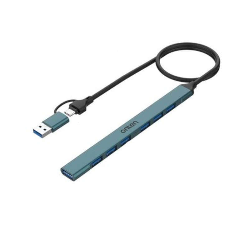 Onten UCA9702 Type-C 7 in 2 USB 3.0 Hub