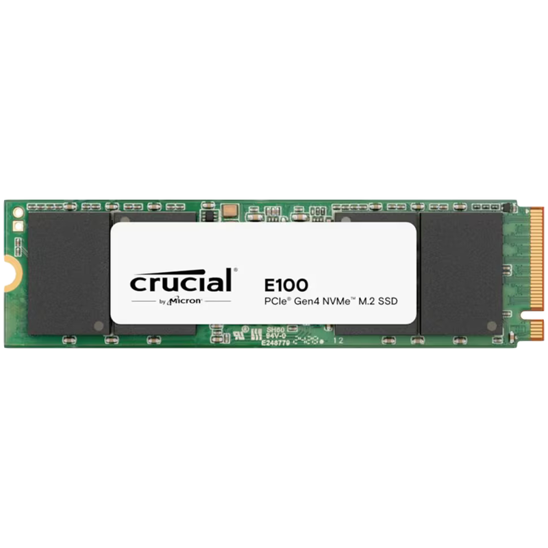 Crucial E100 480GB PCIe Gen4 2280 NVMe M.2 SSD