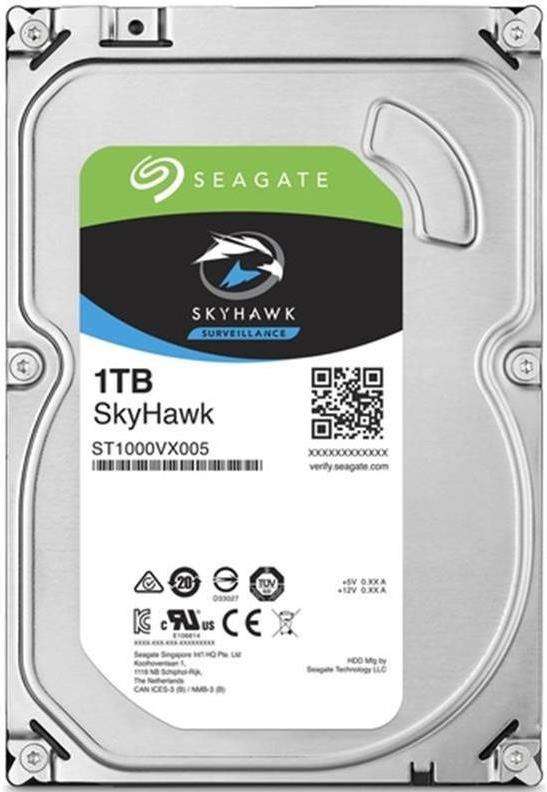 Seagate Skyhawk Surveillance 1000GB/1TB SATA NAS Hard Drive  - Refurbished