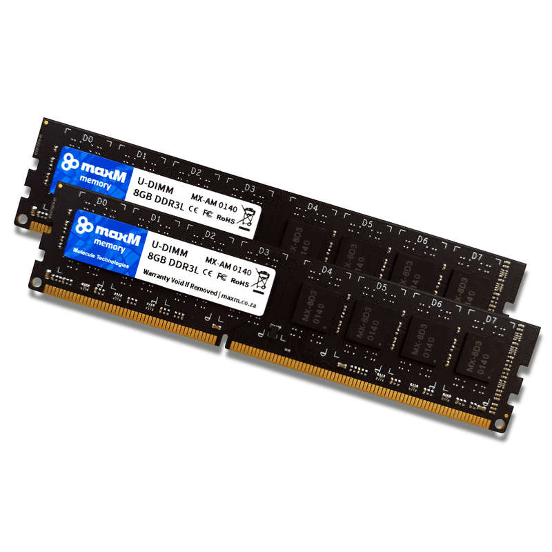 16GB (2x8GB) DDR3L 1600Mhz Dimm Memory