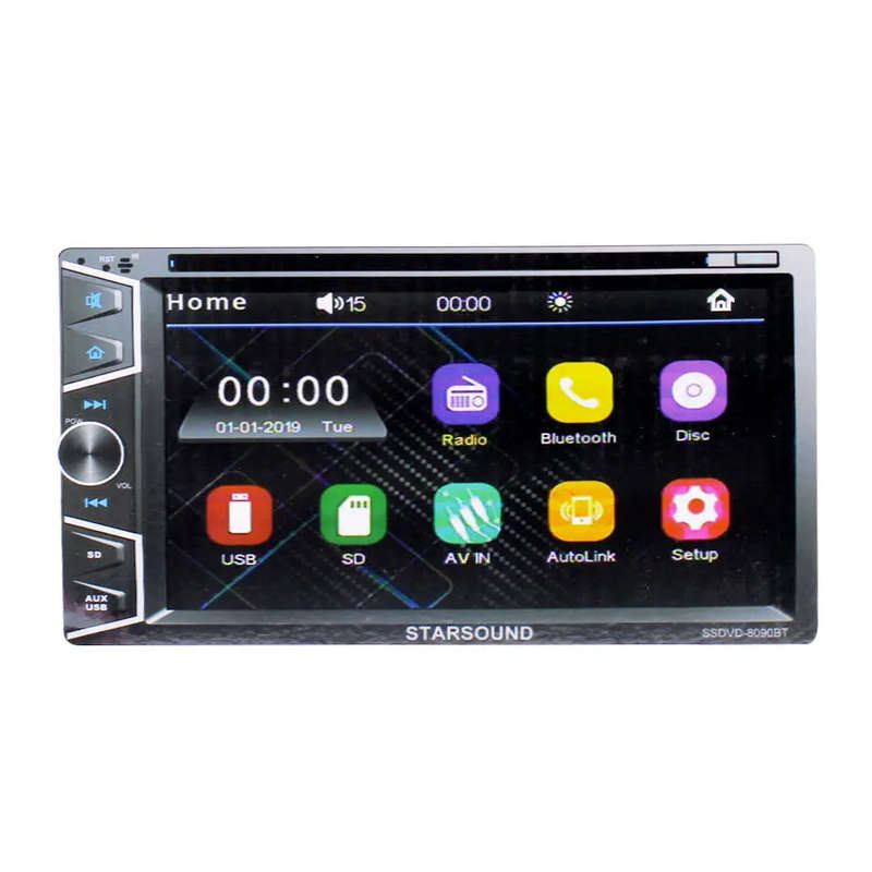 Starsound SSDVD-8090BT DVD Player with Mirrorlink