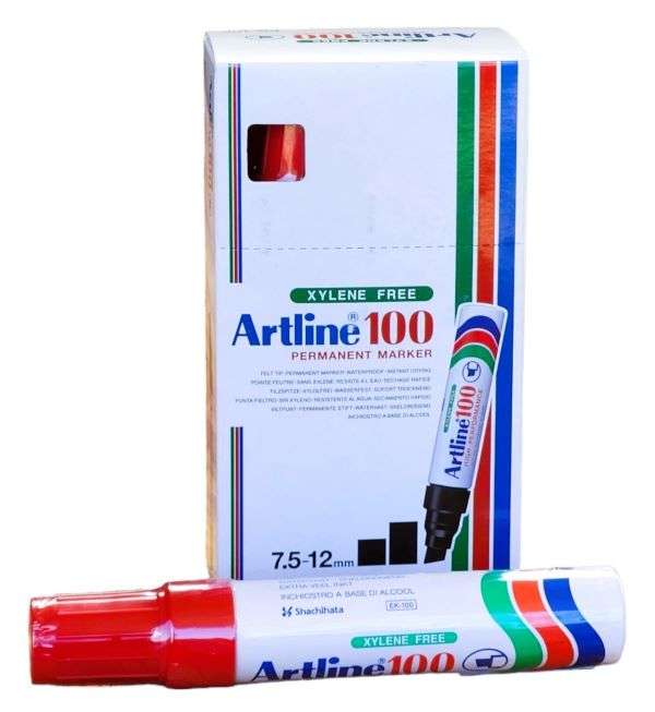 ARTLINE EK 100 INDUST MARKER 6`s RED