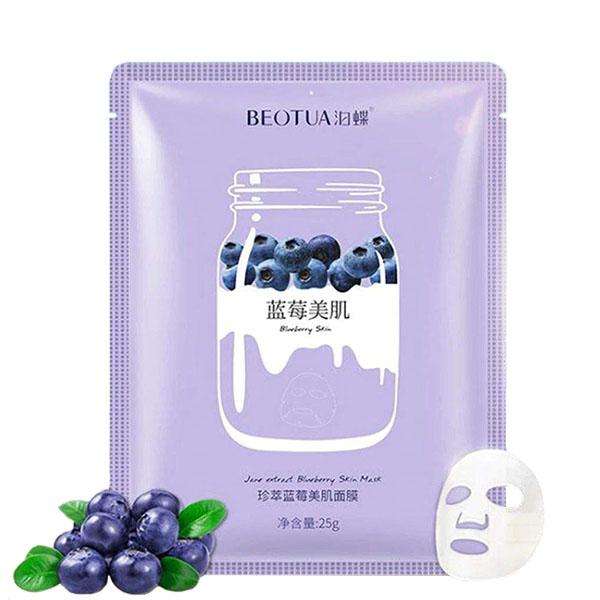 Nordik Beauty Anti-aging Collagen Blueberry Face Sheet Mask