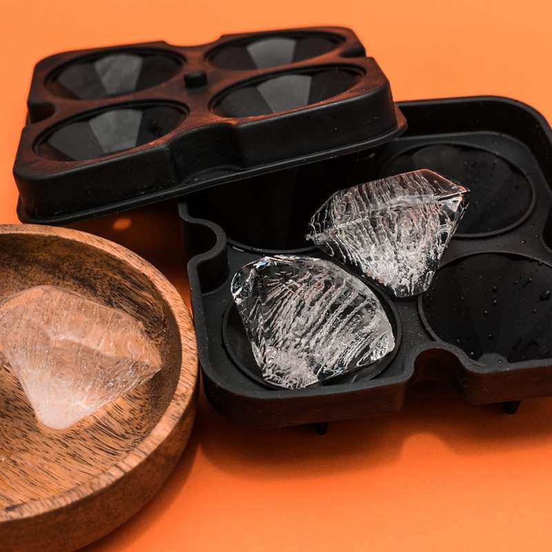 Kitchen Kult Ice Sphere &amp; Diamond Ice Tray Moulds