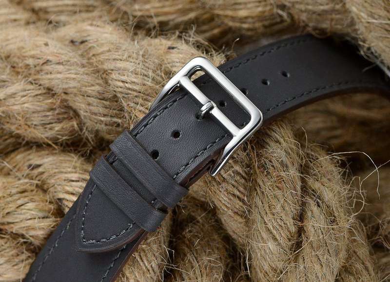 Zonabel 38mm Strap for Apple Watch - Black Leather
