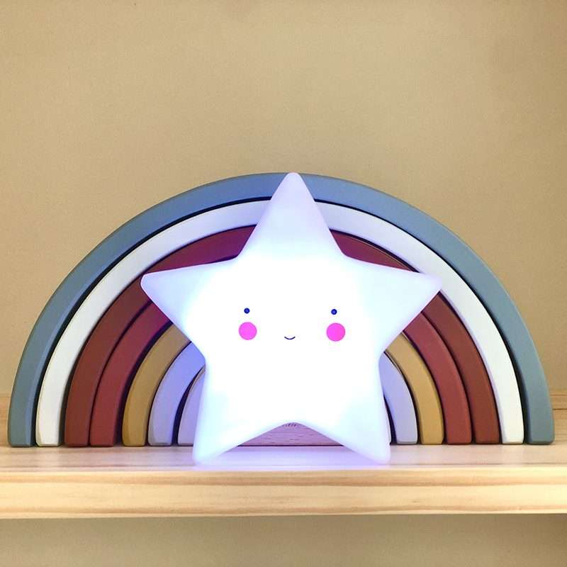 Bum Bum Baby Portable Star Glow Night Light (White)