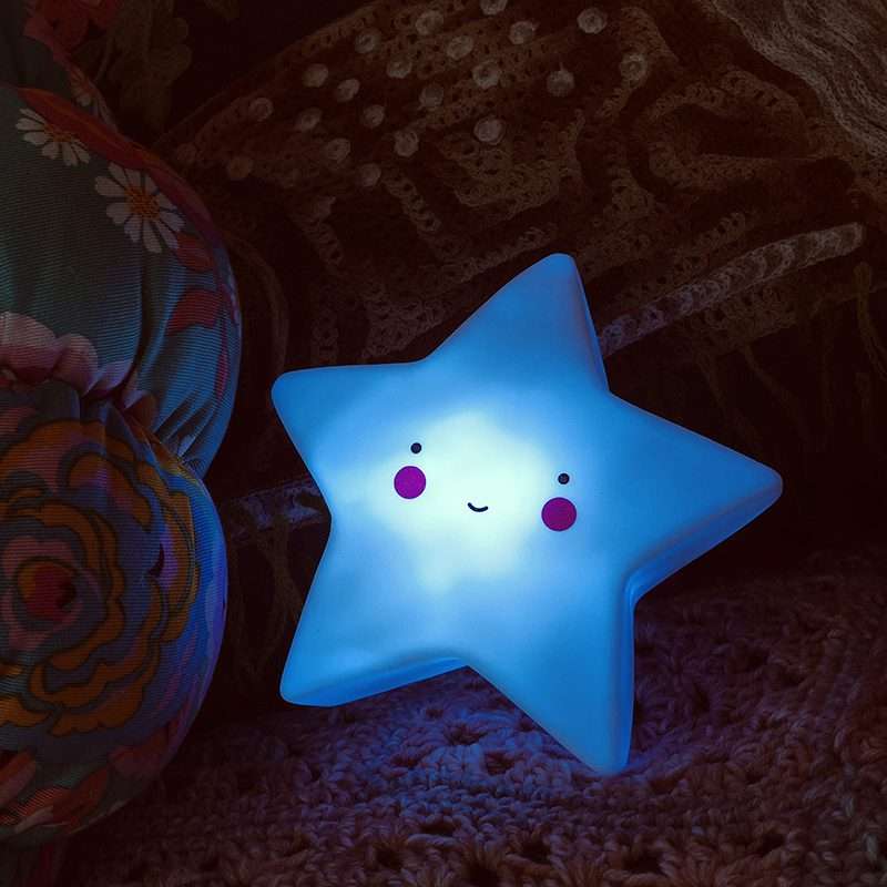 Bum Bum Baby Portable Star Glow Night Light (White)