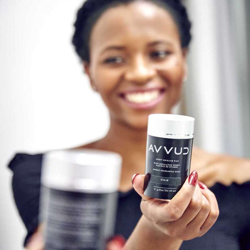 CUVVA Hair Fibers for Hair Loss &amp; Balding Hair - 2 x 25g