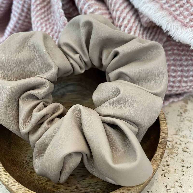 Nordik Beauty Large Vegan Leather Scrunchie