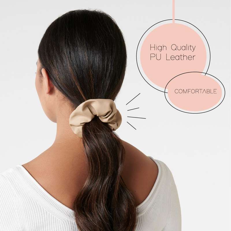 Nordik Beauty Large Vegan Leather Scrunchie