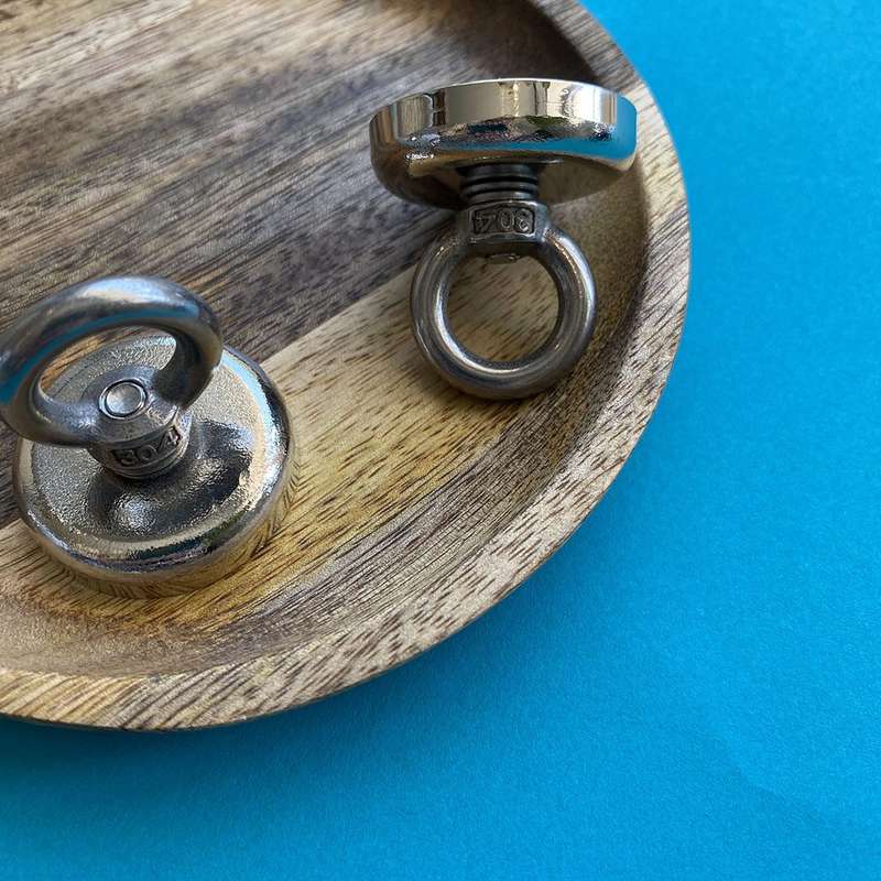 Kitchen Kult Heavy-Duty Neodymium Magnets with Hooks - 2 Pack