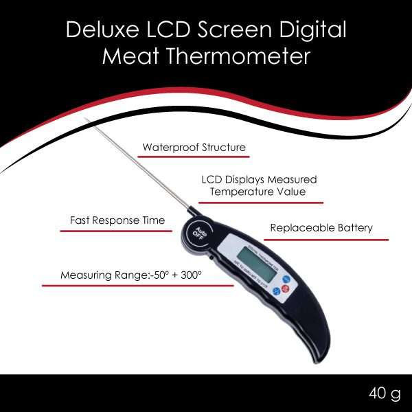 Kitchen Kult Deluxe LCD Screen Digital Meat Thermometer