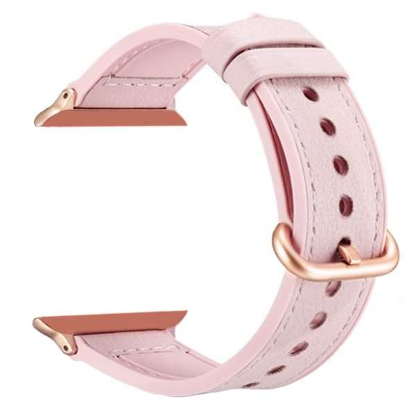 Zonabel 38/40/41mm Apple Watch Replacement Leather Strap - Pink