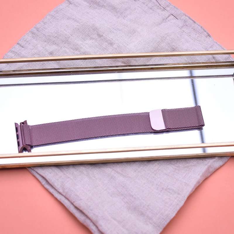 Zonabel 38/40/41mm Apple Watch Replacement Milanese Loop Strap - Rose Gold