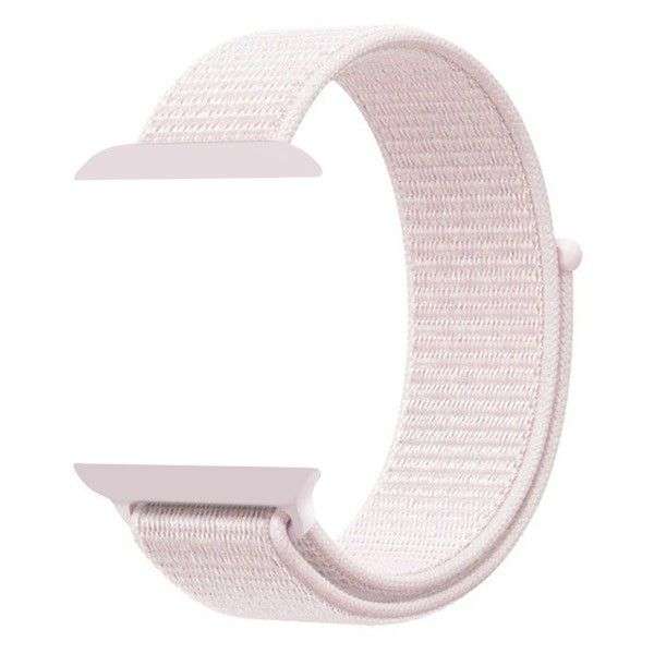 Zonabel 38/40/41mm Apple Watch Replacement Nylon Loop Strap - Rose Pink