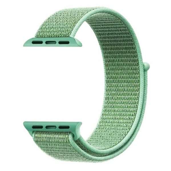 Zonabel 38/40/41mm Apple Watch Replacement Nylon Loop Strap - Marine Green