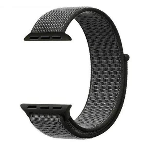 Zonabel 42/44/45mm Apple Watch Replacement Nylon Loop Strap - Storm Grey