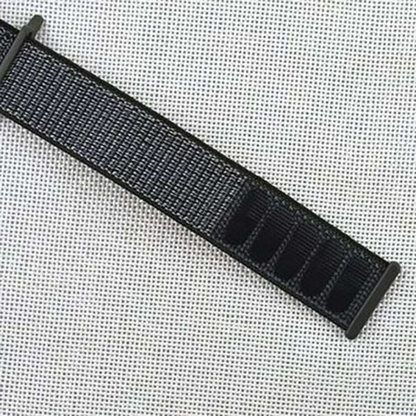 Zonabel 42/44/45mm Apple Watch Replacement Nylon Loop Strap - Storm Grey
