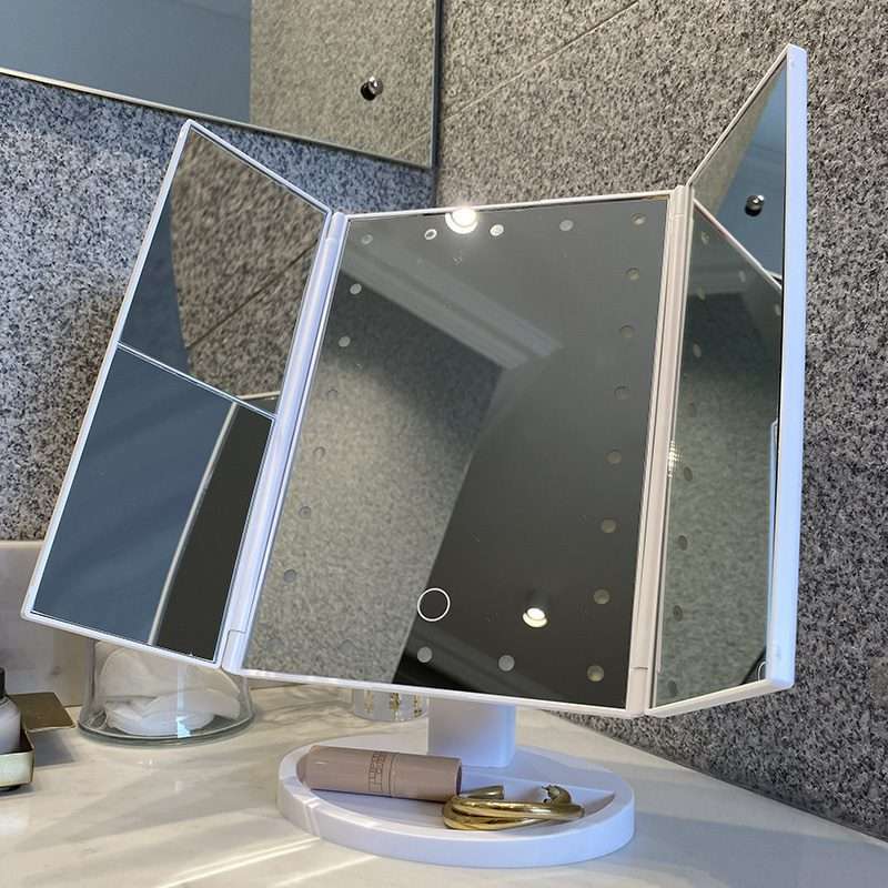 Nordik Beauty Touch Screen LED Magnify Vanity Mirror - White