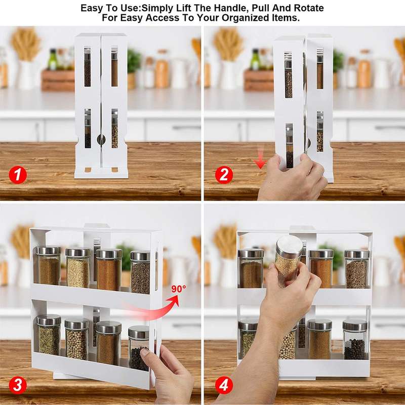 Home Guru Rotating Spice Rack Organiser