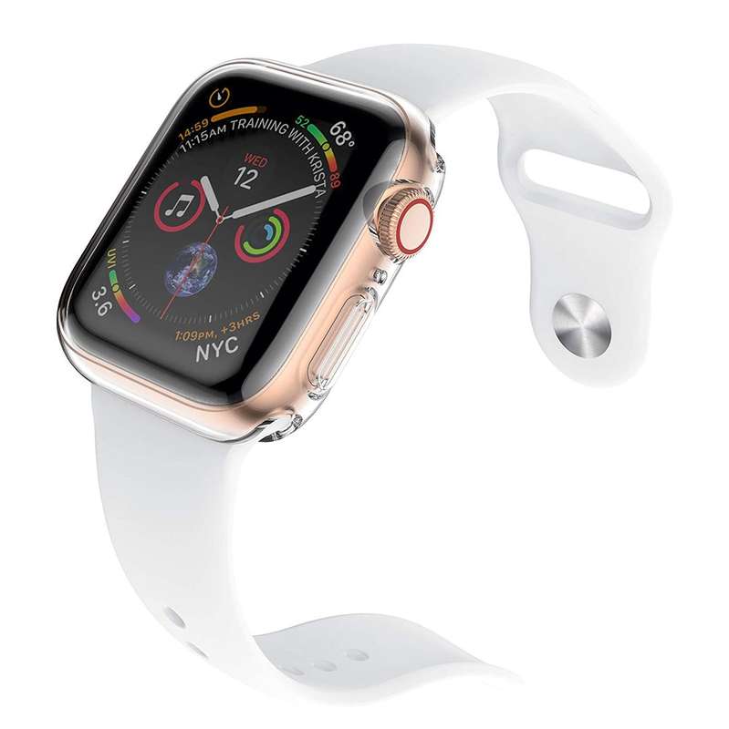 Zonabel Built-in Face Cover TPU Case for Apple Watch - 41mm