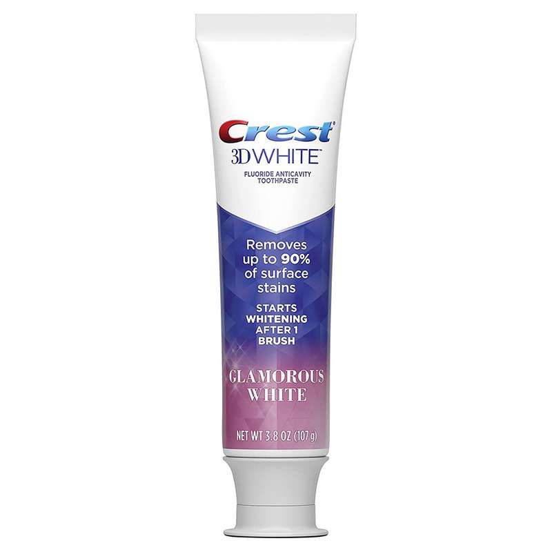 Crest 3D White, Whitening Toothpaste Glamorous White (1Pack)