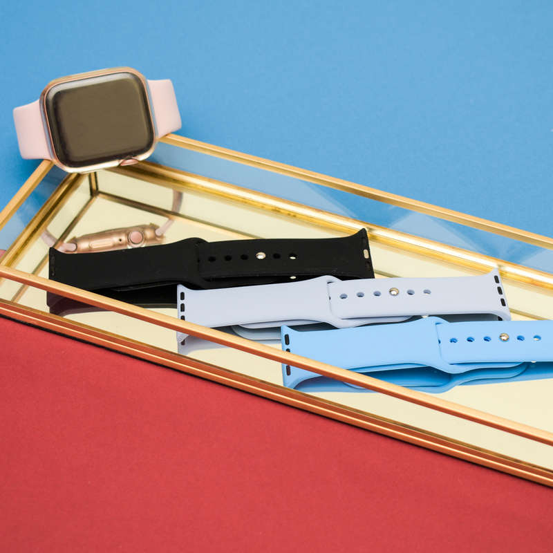 Zonabel 38/40/41mm Apple Watch Replacement Silicone Strap - Lilac