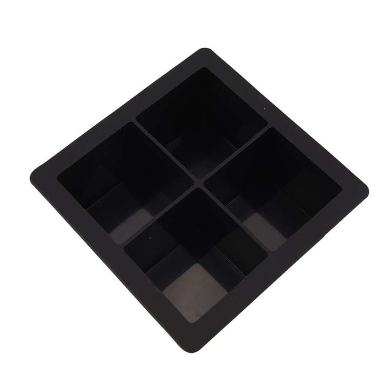 Kitchen Kult Extra Large Ice Block Cube Tray Mould  4 Slots