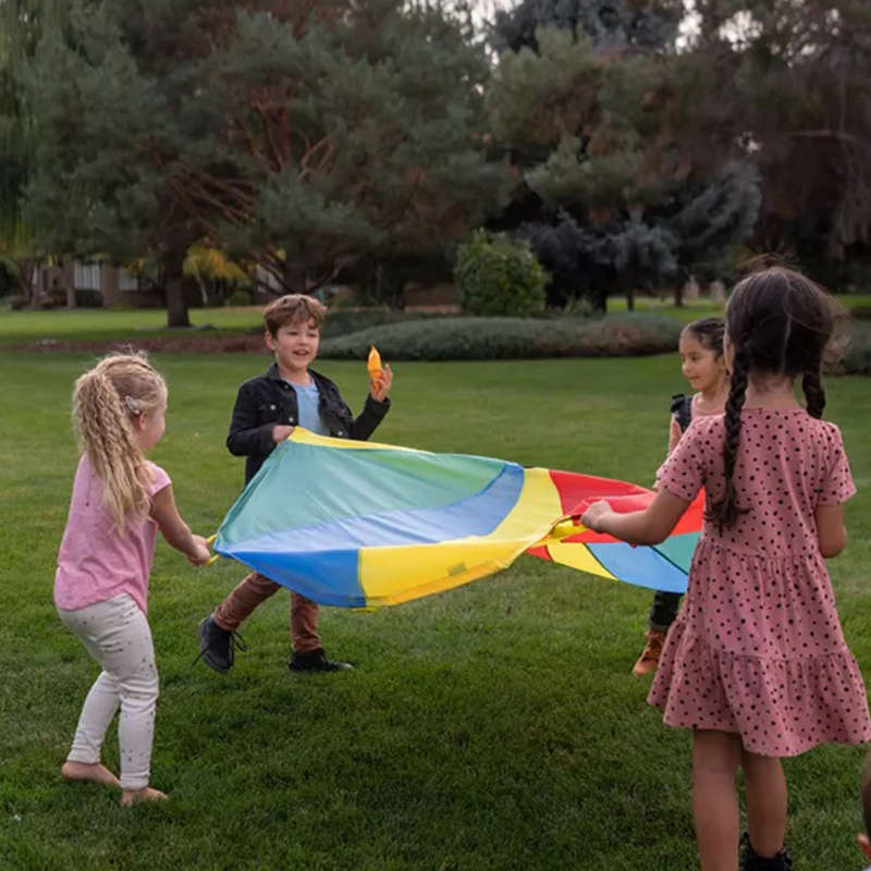 Bum Bum Baby Multicoloured Kids Play Parachute for Group Educational Play