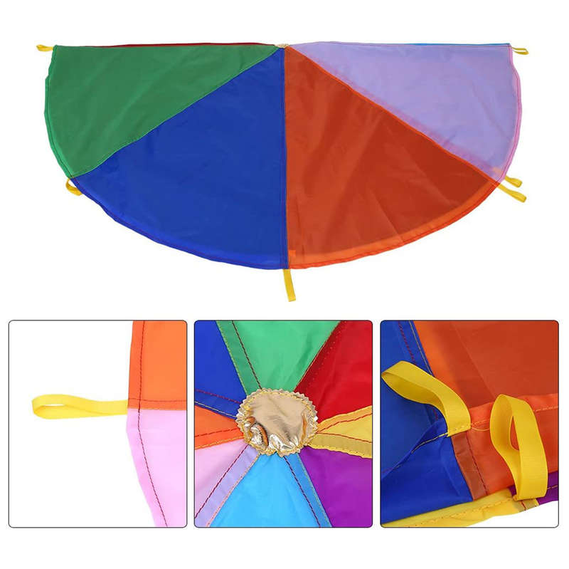 Bum Bum Baby Multicoloured Kids Play Parachute for Group Educational Play