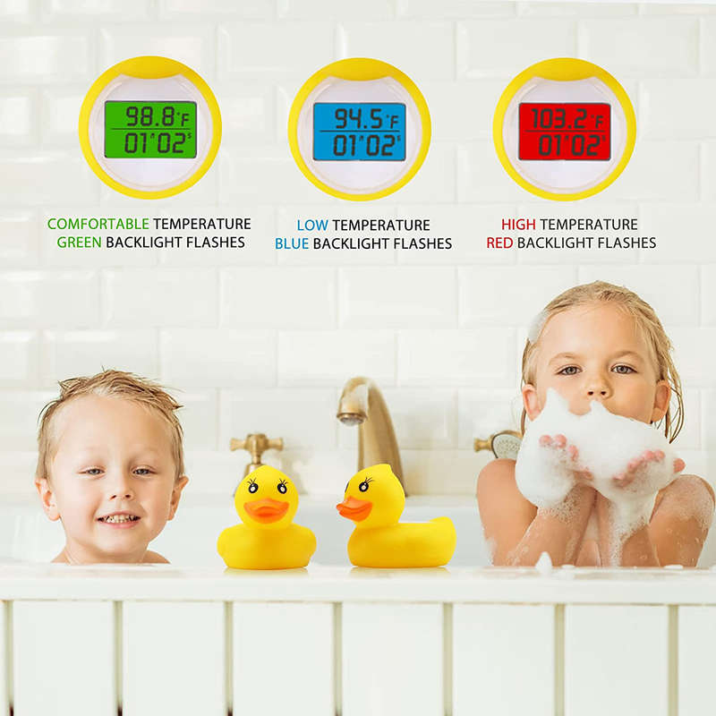 Bum Bum Baby Rubber Duck Bath Thermometer &amp; Clock