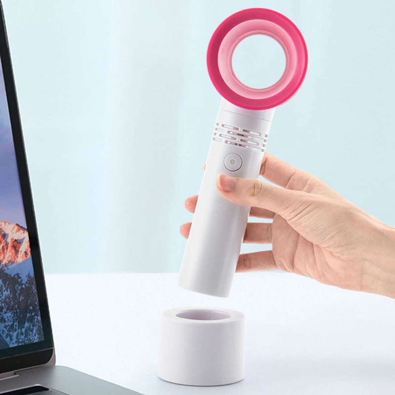 Nordik Beauty Handheld Cooling Bladeless Rechargeable Mini Fan