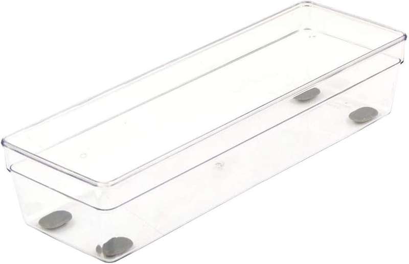Home Guru Clear Plastic Drawer Organiser Set - 4 Pack