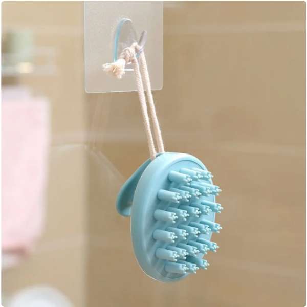 Hair Health Wet and Dry Scalp Massager for Hair Growth - Blue