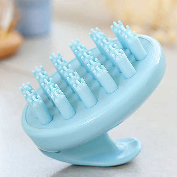 Hair Health Wet and Dry Scalp Massager for Hair Growth - Blue