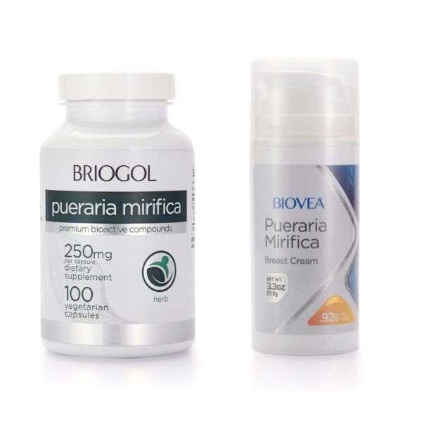 Pueraria Mirifica Breast Health Combo: 100 Capsules &amp; Enlargement Cream 99ml