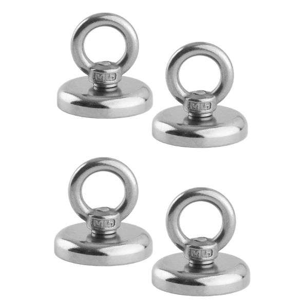 Kitchen Kult Heavy Duty Multi-Use Magnets With Hooks - 4 Pack