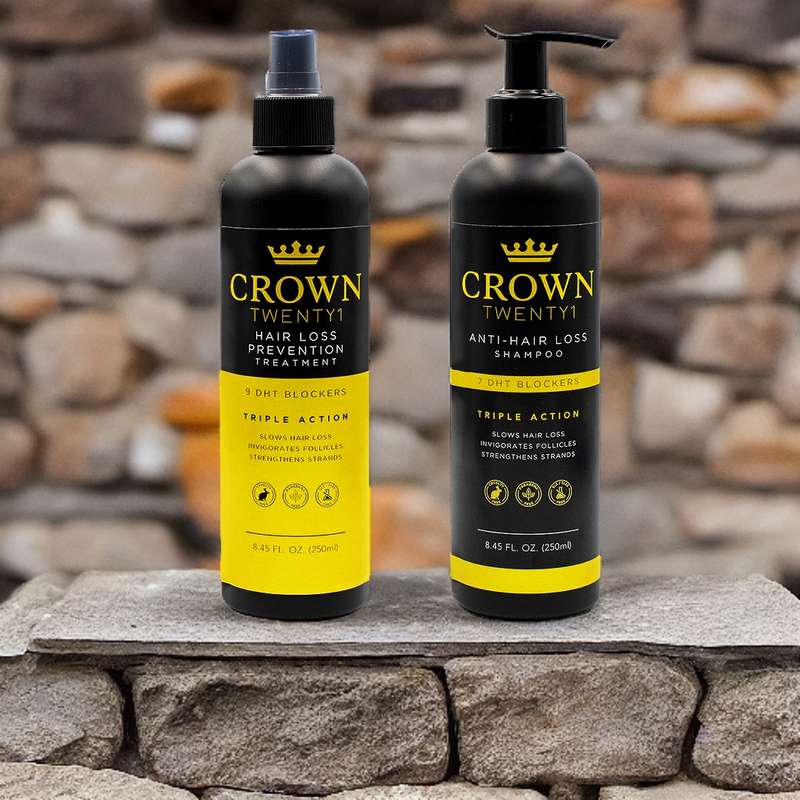 Crown Twenty1 Hair Loss Prevention and Hair Stimulating Combo