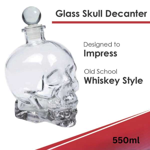 The Ultimate Whiskey Gift Set: Decanter, 2 x Glasses and Whiskey Stones