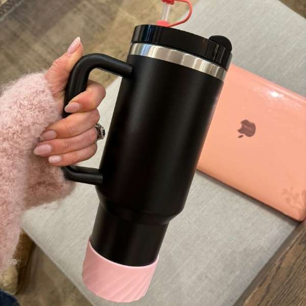 Protective Silicone Tumbler Boot - Pink