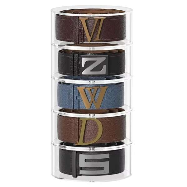 Belt and Accessory Organiser and Display Holder Five-Layers