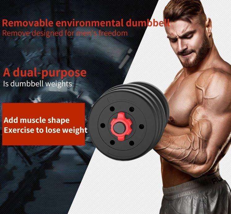 20kg/2 in 1 Adjustable dumbbell set
