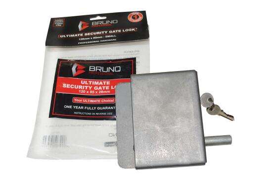 Bruno Ultimate Security Gate Lock 120mm x 85mm x 28mm