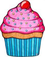 Big Mouth Inc Cupcake Beach Blanket