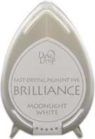 Tsukineko Brilliance Dew Drop Ink Pad - Moonlight White
