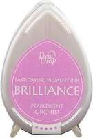 Tsukineko Brilliance Dew Drop Ink Pad - Pearlescent Orchid